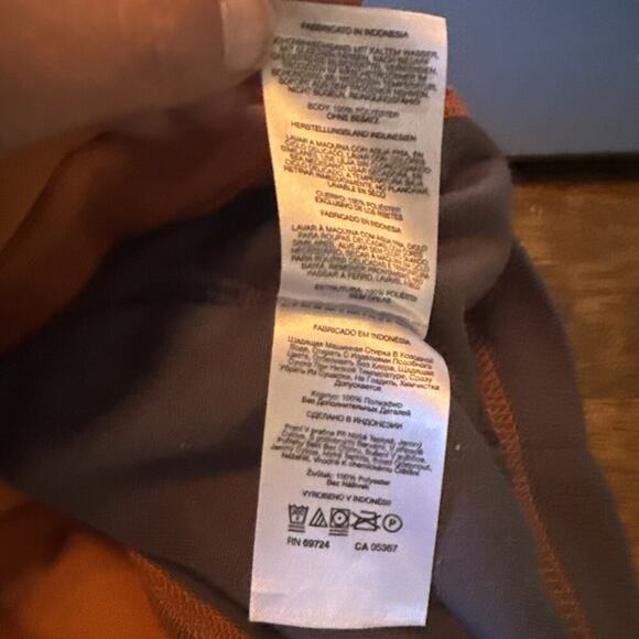 Columbia Pullover 1/2 Zip Orange & Gray Casual Fleece Men's Size XL - Picture 8 of 8